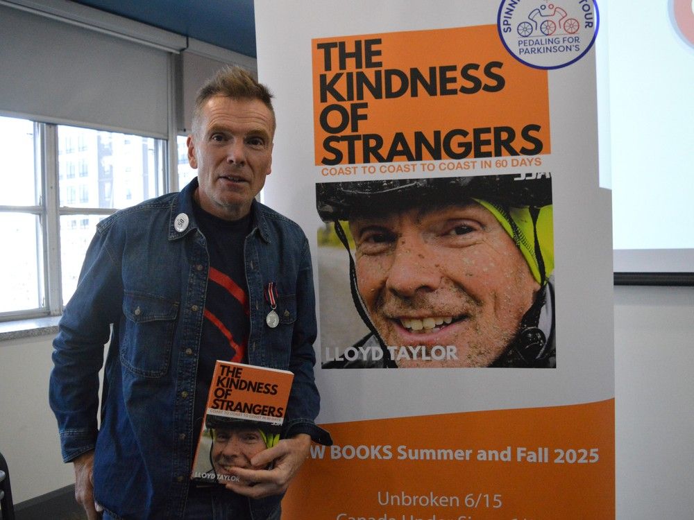 Lloyd Taylor brings Parkinson's disease advocacy to Cornwall on book tour