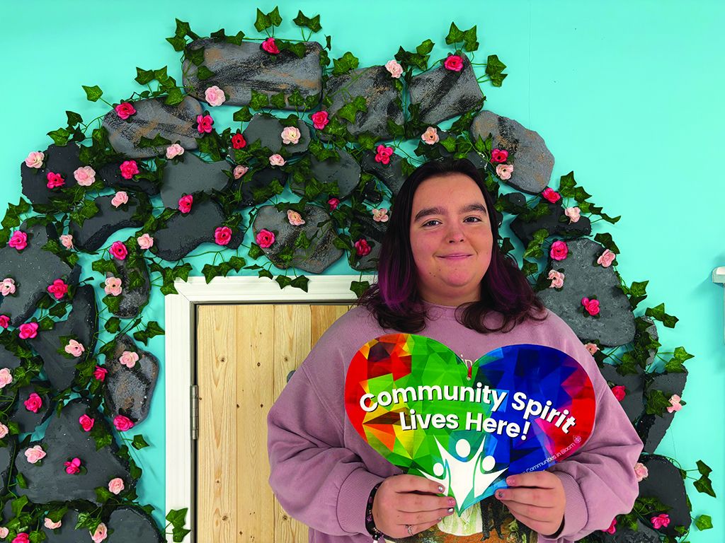 Raylee Dupont recognized for Community Spirit Lives Here