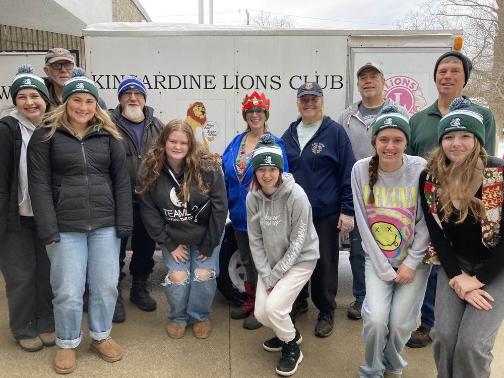 The KDSS Christmas Knights are celebrating a successful comeback that saw more than 2,000 kg of food and nearly $1,500 in cash donated.