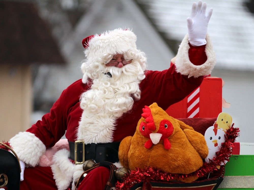 Santa Claus had a busy Saturday in Sarnia-Lambton.