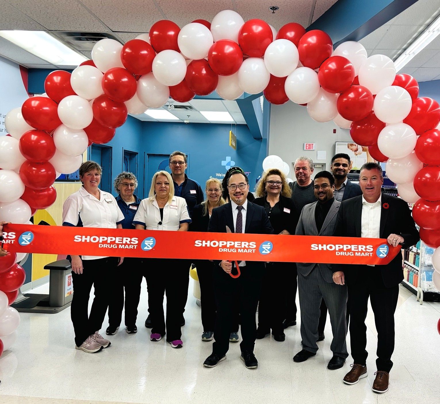 Local Shoppers Drug Mart expanded clinic area to assess and treat minor ailments