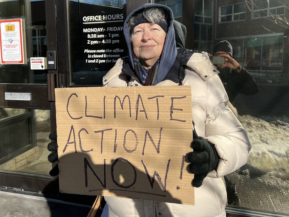 Seniors for climate change rally in protest at Kingston MP's office