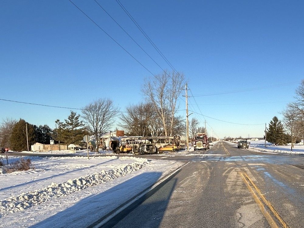 School bus driver charged after fiery crash in St. Clair Township