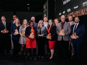 award recipients with Premier Susan Holt