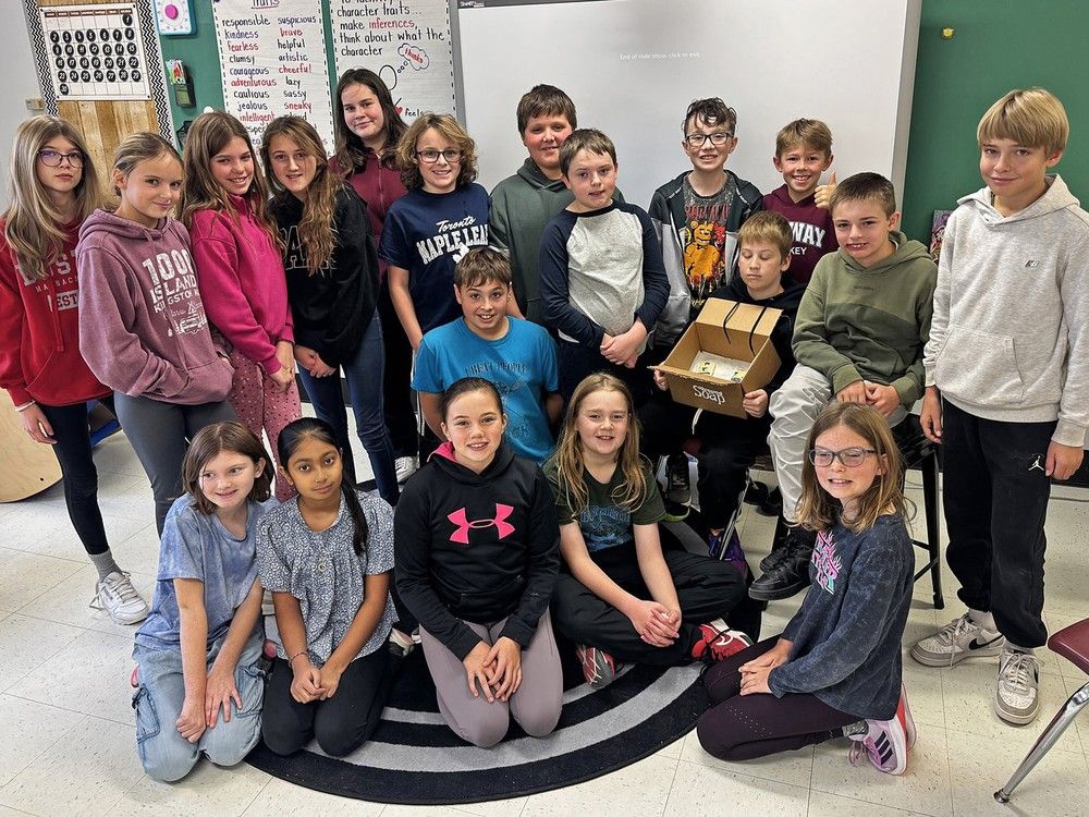 Longue Sault Public School students launch their own soap