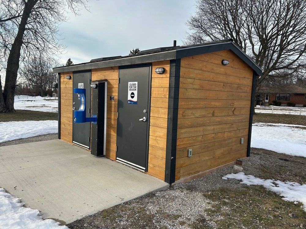 New public washrooms are expected to open this summer near Forest’s downtown.