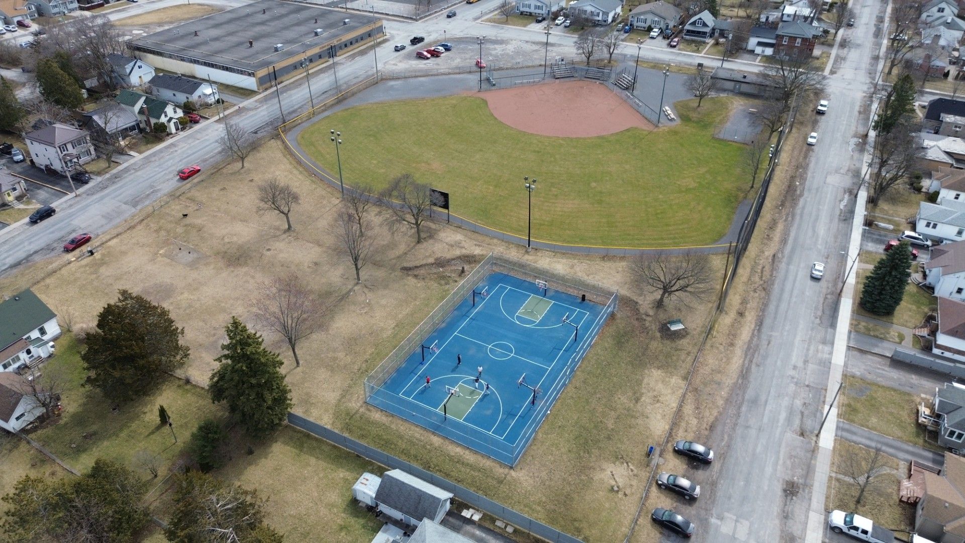 Tom Gavey Park is shown.