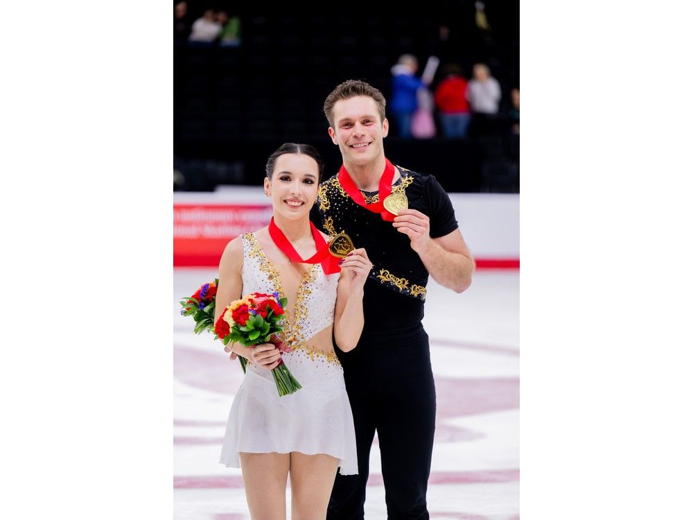 Lia Pereira and Trennt Michaud recently captured the Canadian national figure skating pairs championship.