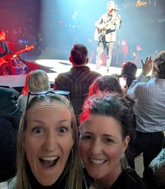 Nadine Robinson at a Michael Bublé show