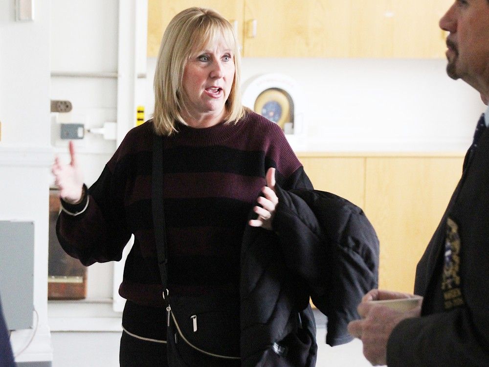 Two of the three pillars for Sarnia-Lambton's HART Hub are now standing.