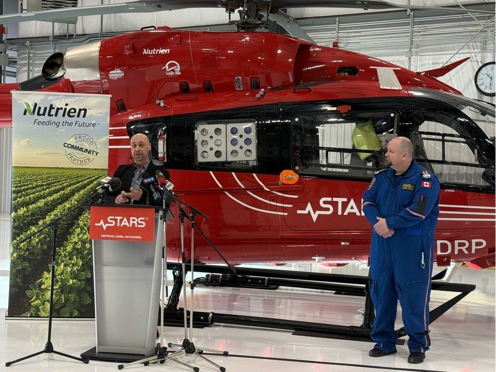Farmer shares air rescue story as Nutrien donates $4M to STARS