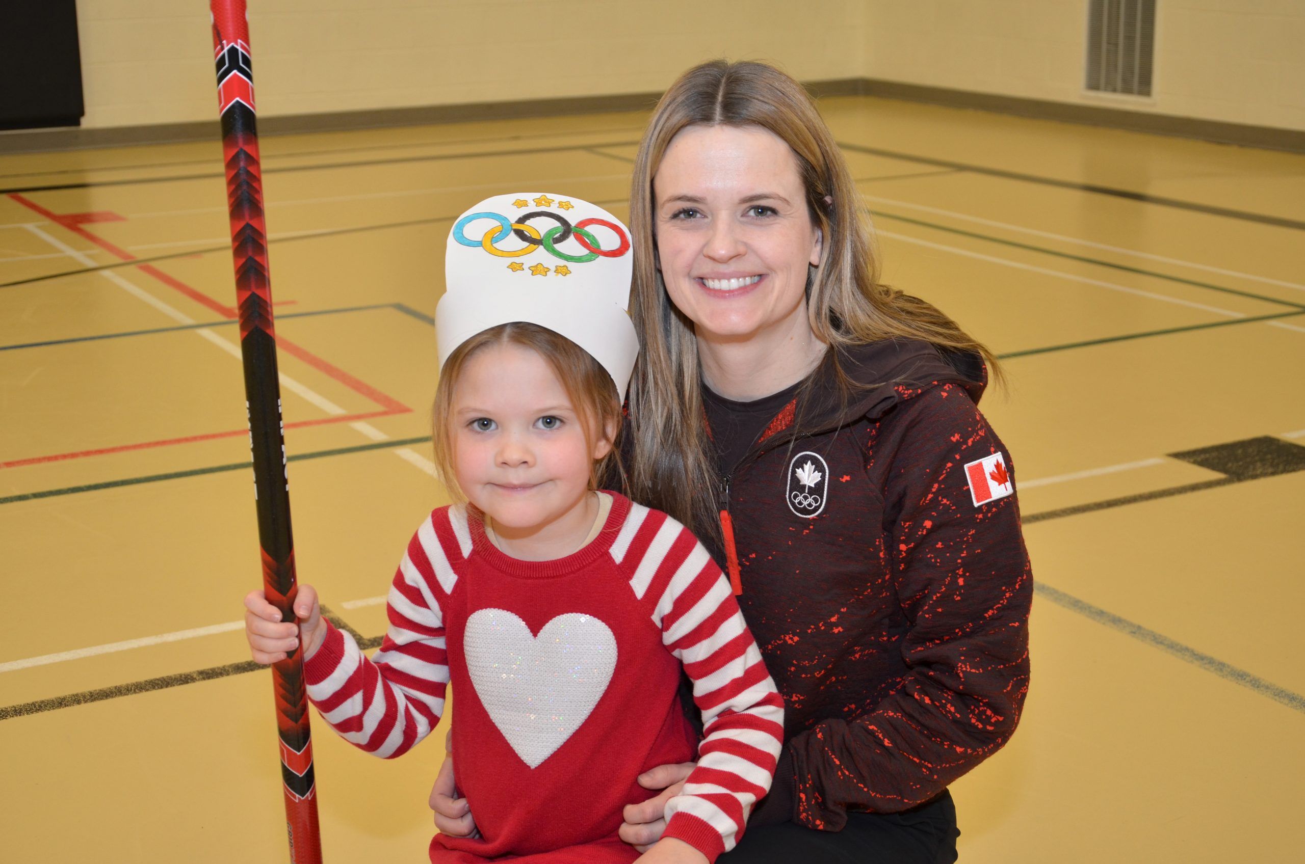 World Champion Curler Tracy Fleury Inspires Kids at Sudbury School
