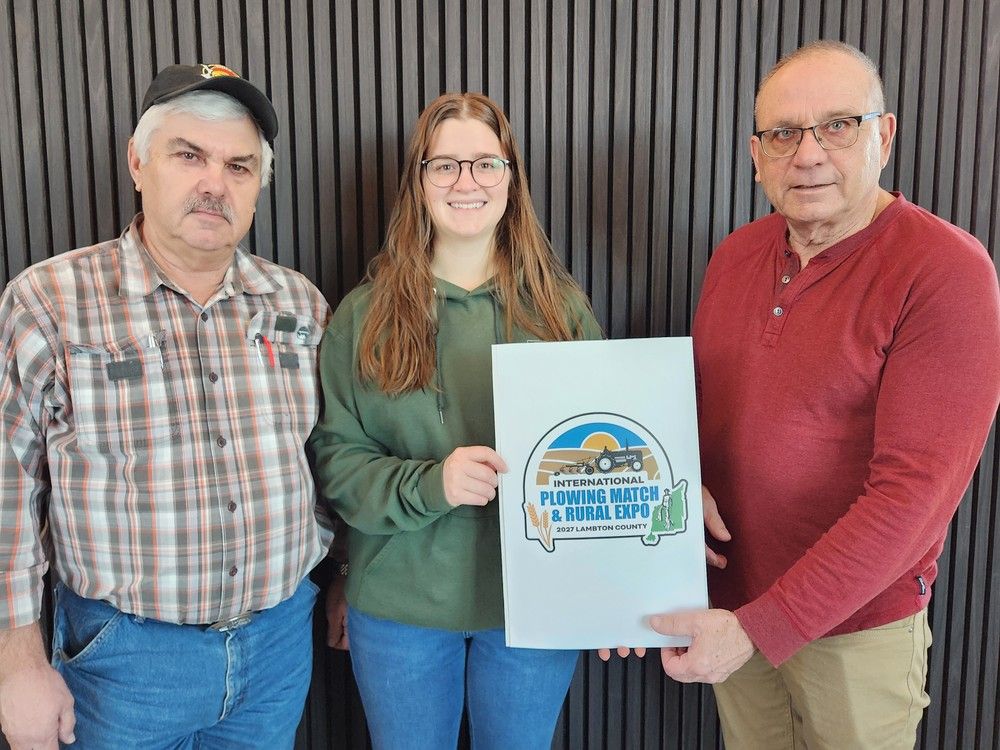 The 2027 International Plowing Match (IPM) and Farm Expo expected to attract thousands of visitors to Brigden has a logo.