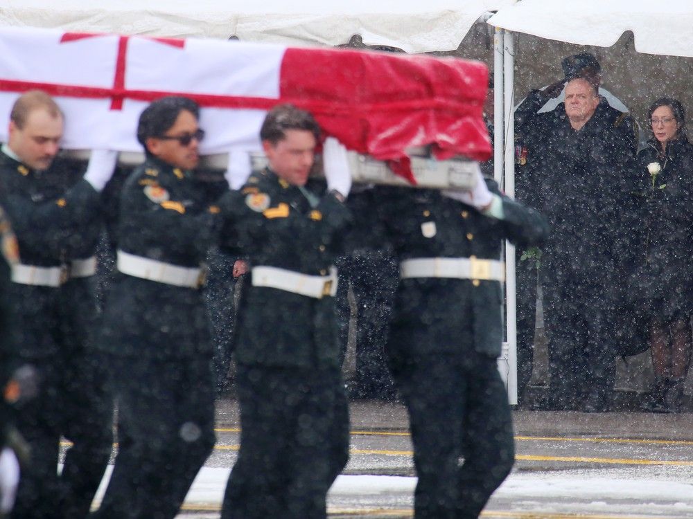 Repatriation ceremony held in Trenton for soldier who died in Latvia