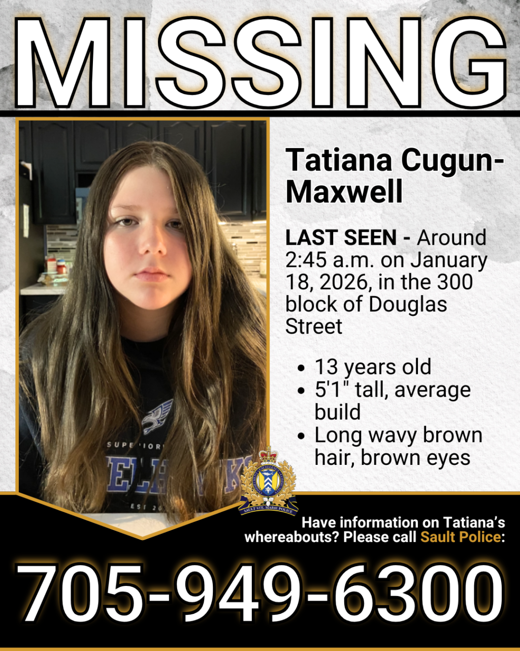 Sault teen is still missing