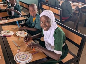 Schoolchildren in Gambia