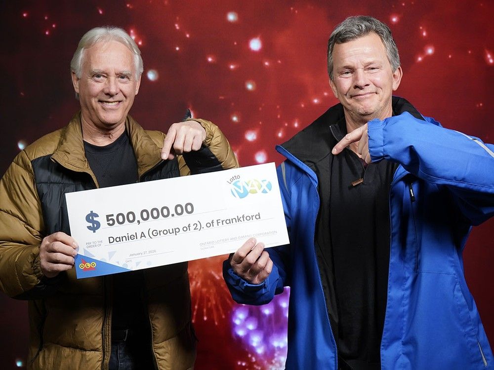 Co-workers from Hastings County split $500k in Lotto Max win