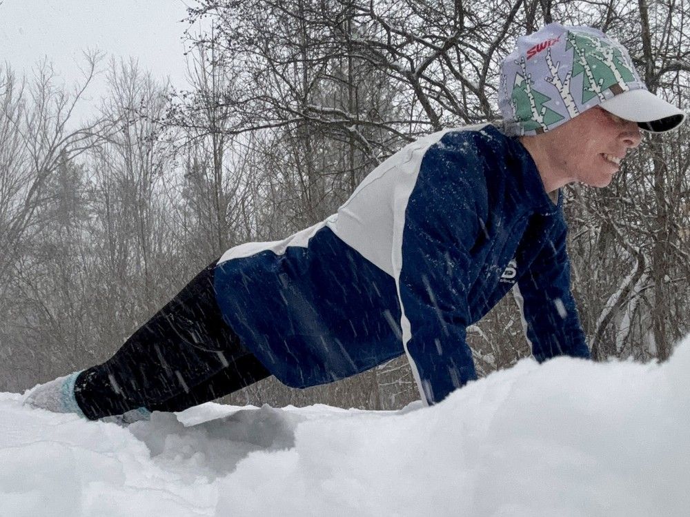Pushup challenge raises funds for mental health