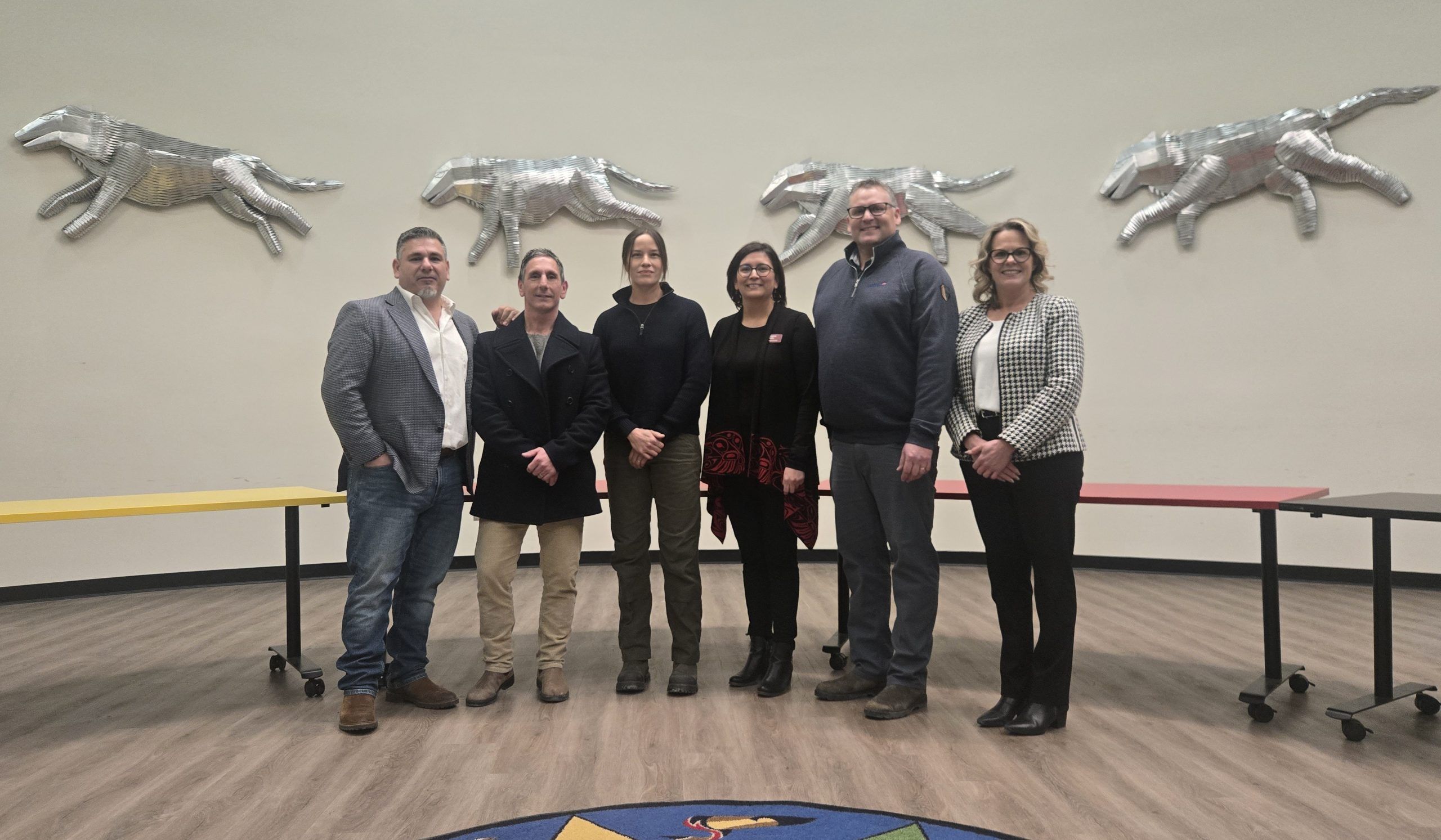 New Indigenous artwork takes its place in Cambrian College’s Wiidokaaziwin