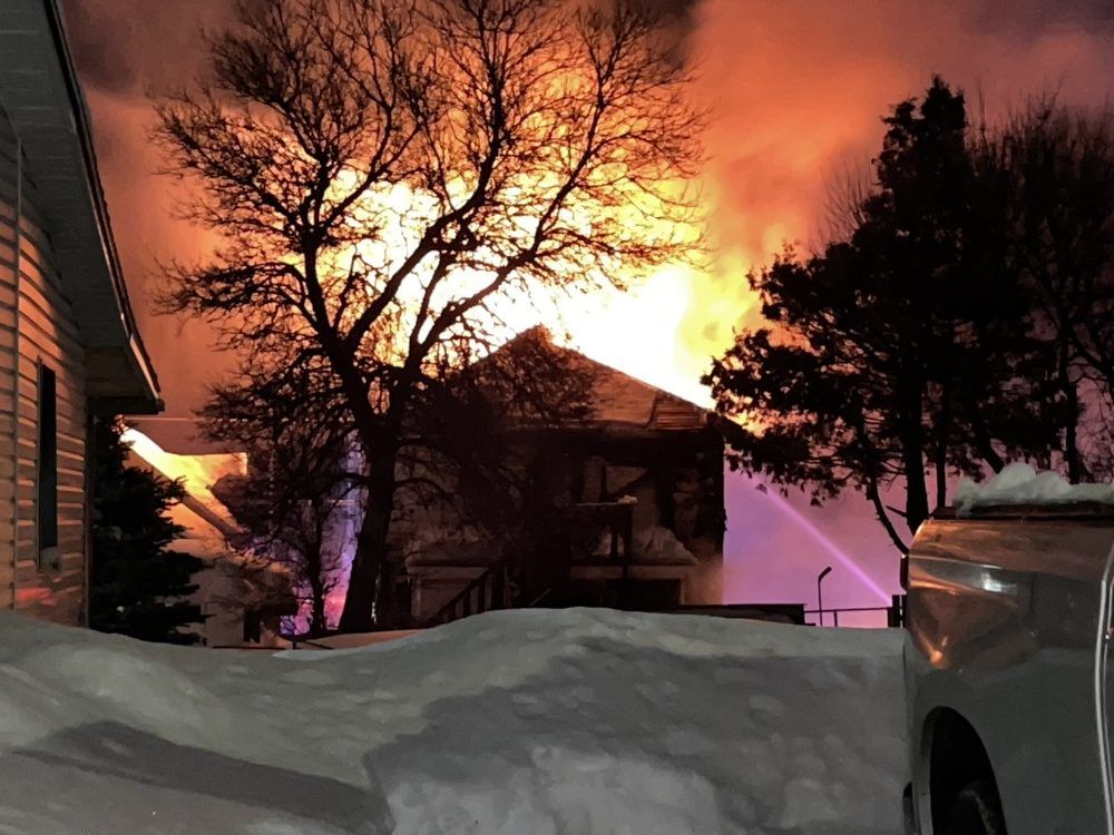 Fire in Schumacher house consumes roof, second floor