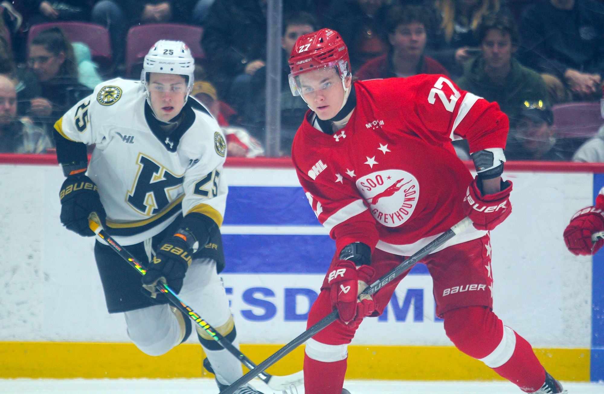 Rookie Aleks Kulemin keys Kingston Frontenacs' 6-3 victory over Greyhounds in Sault Ste Marie