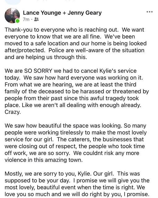 Threats of violence online and in community cancels Saturday celebration of life of Tumbler Ridge shooting victim | Grande Prairie Daily Herald Tribune