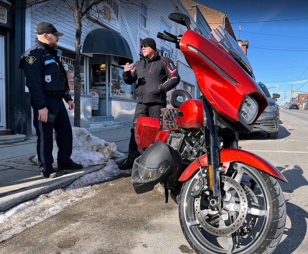 Motorcyclists brave cold weather for Friday the 13th in Port Dover
