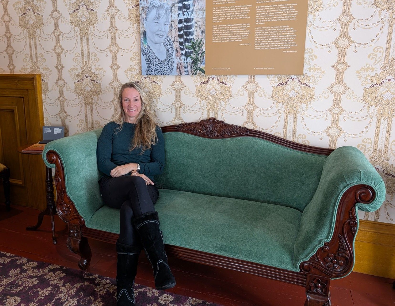 NADINE ROBINSON:  Walking through the back door of Canada’s history