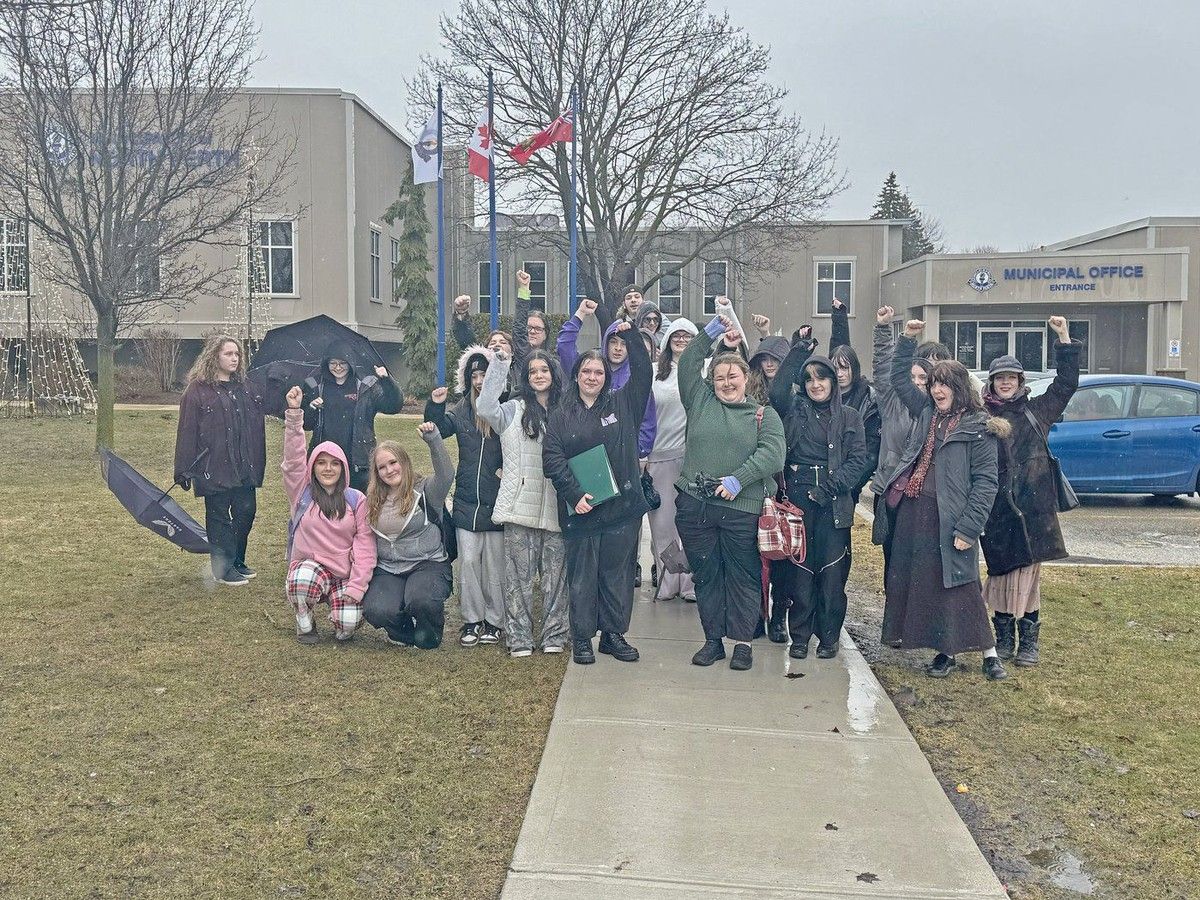Listowel high school students protest changes to OSAP