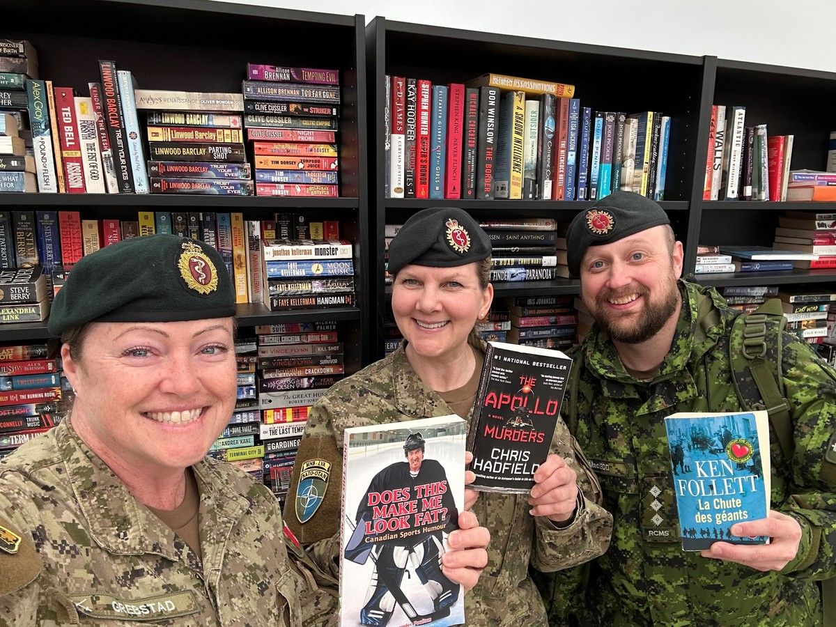 Donated books connect Sarnia service club and soldiers overseas