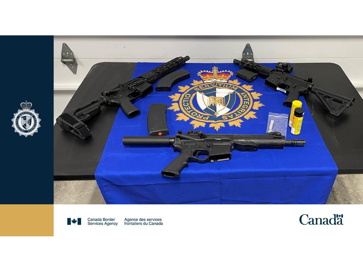 Canada Border Services Agency in Cornwall charges man with firearms-smuggling offences