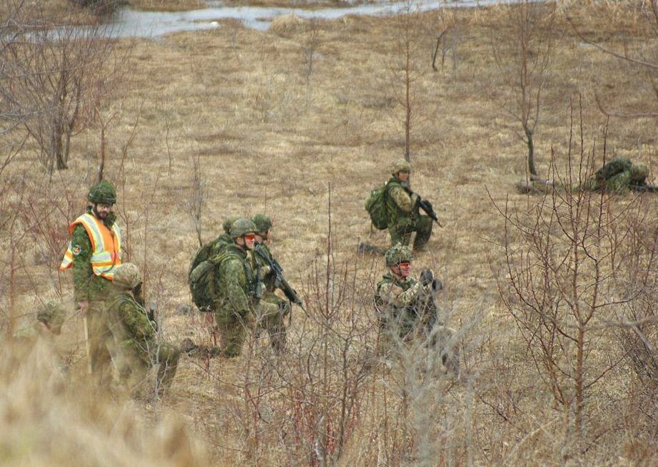 Students showcase training during live-fire exercise at Meaford base