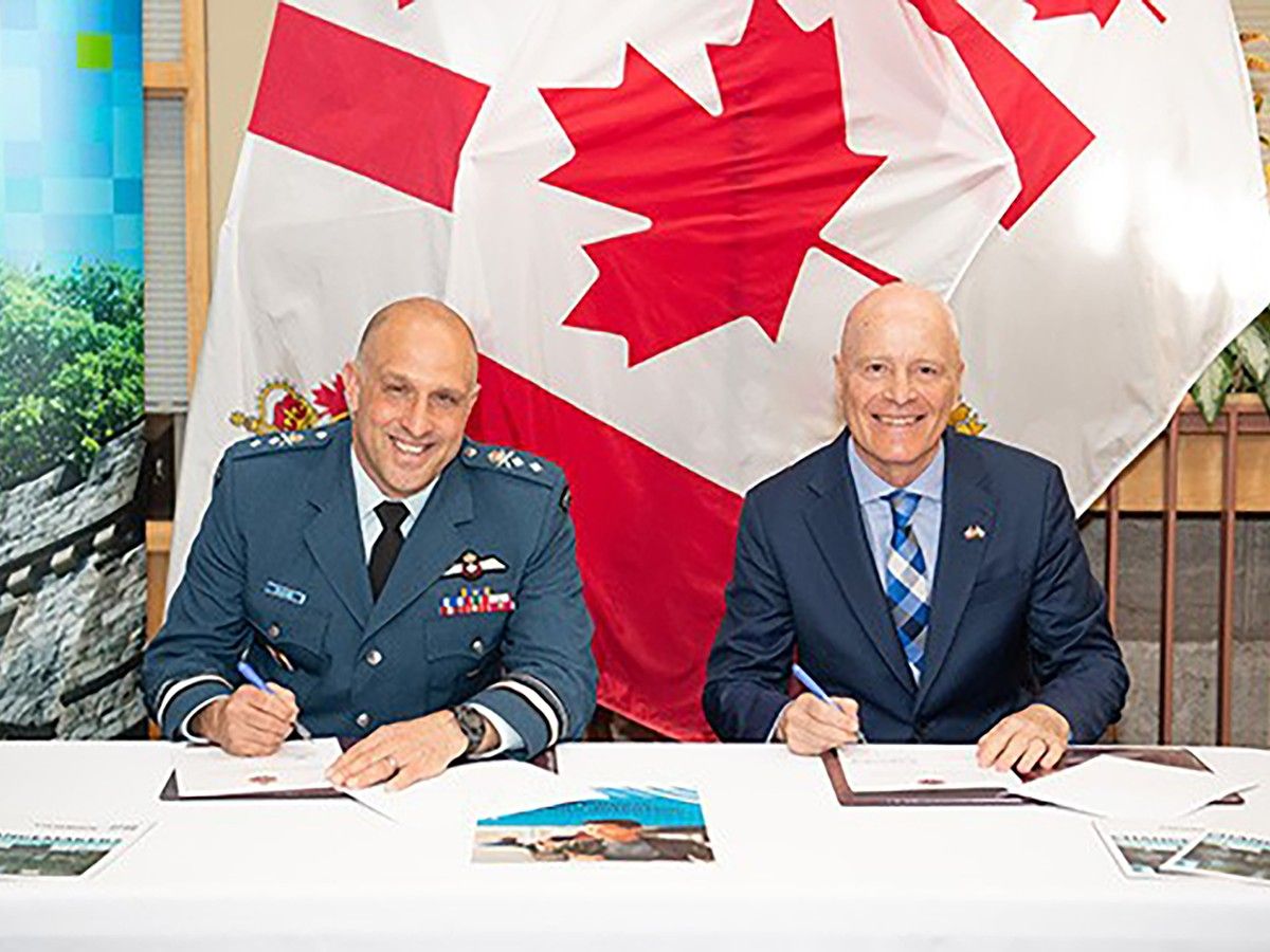Canadian Armed Forces signs new officer education agreement at CFB Kingston