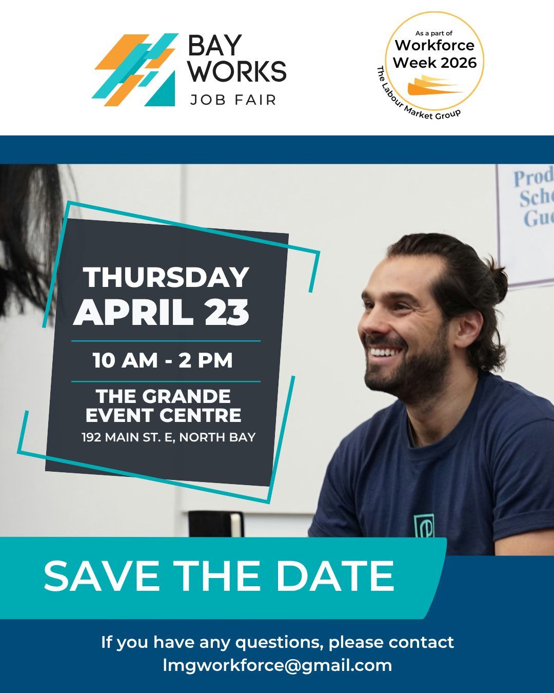 Employers invited to register for job fair in North Bay on April 23rd