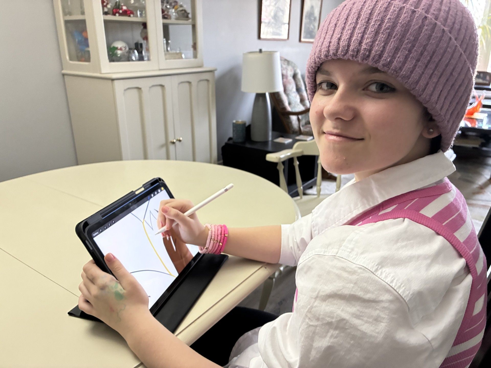'Artistic and autistic, Brantford teen connects to the world through digital art