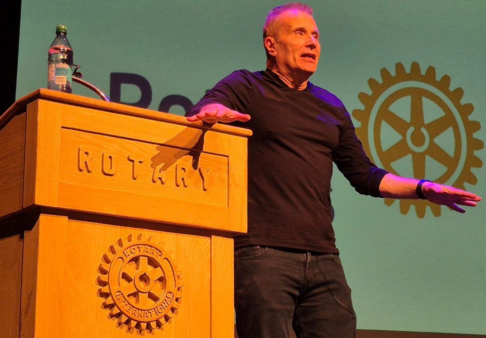 'You owe it to yourself': Landsberg brings mental health message to Rotary