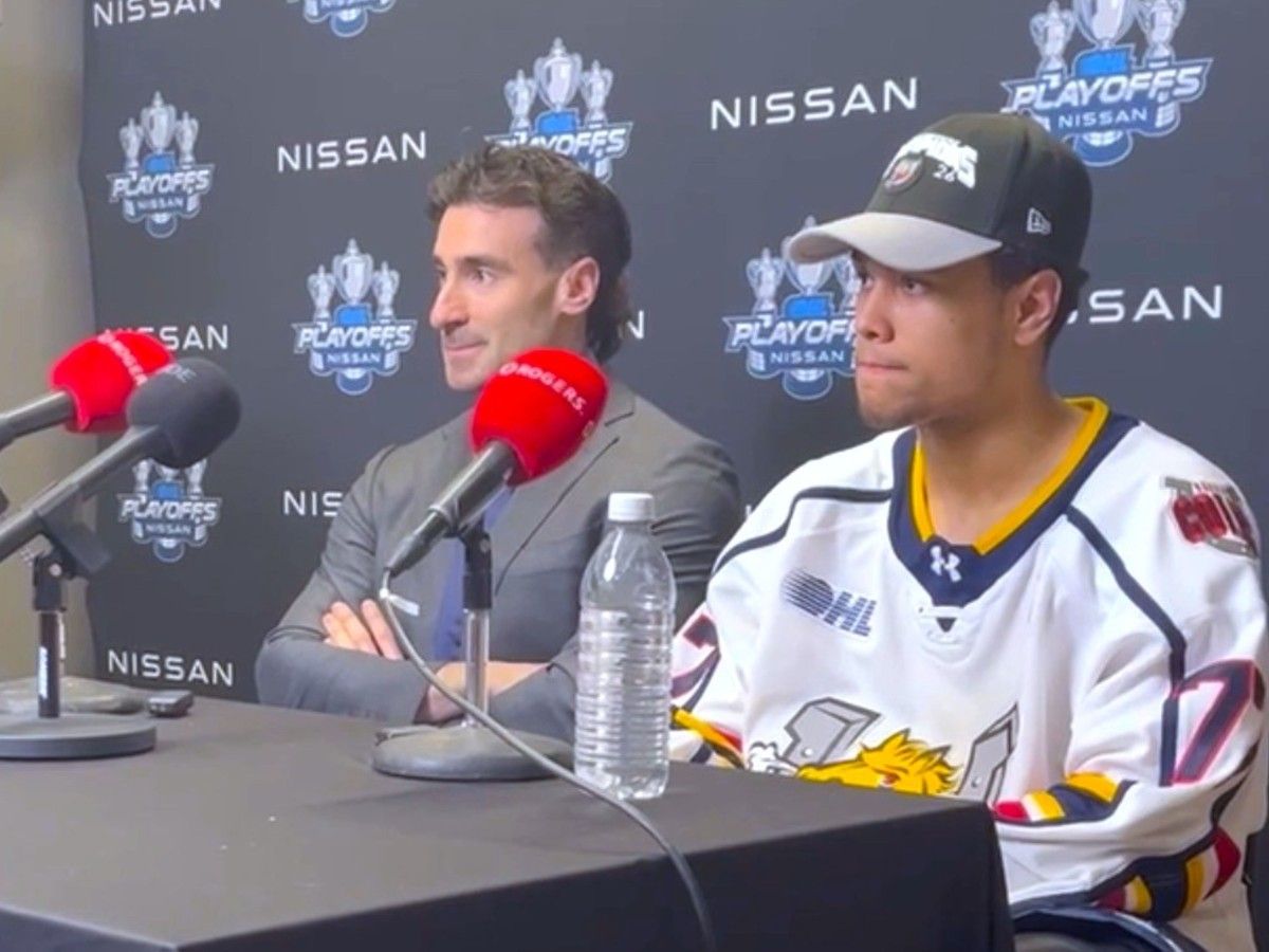 Barrie Colts mock OHL press conference with 'No one cares, work harder' after Game 7 win — image 1