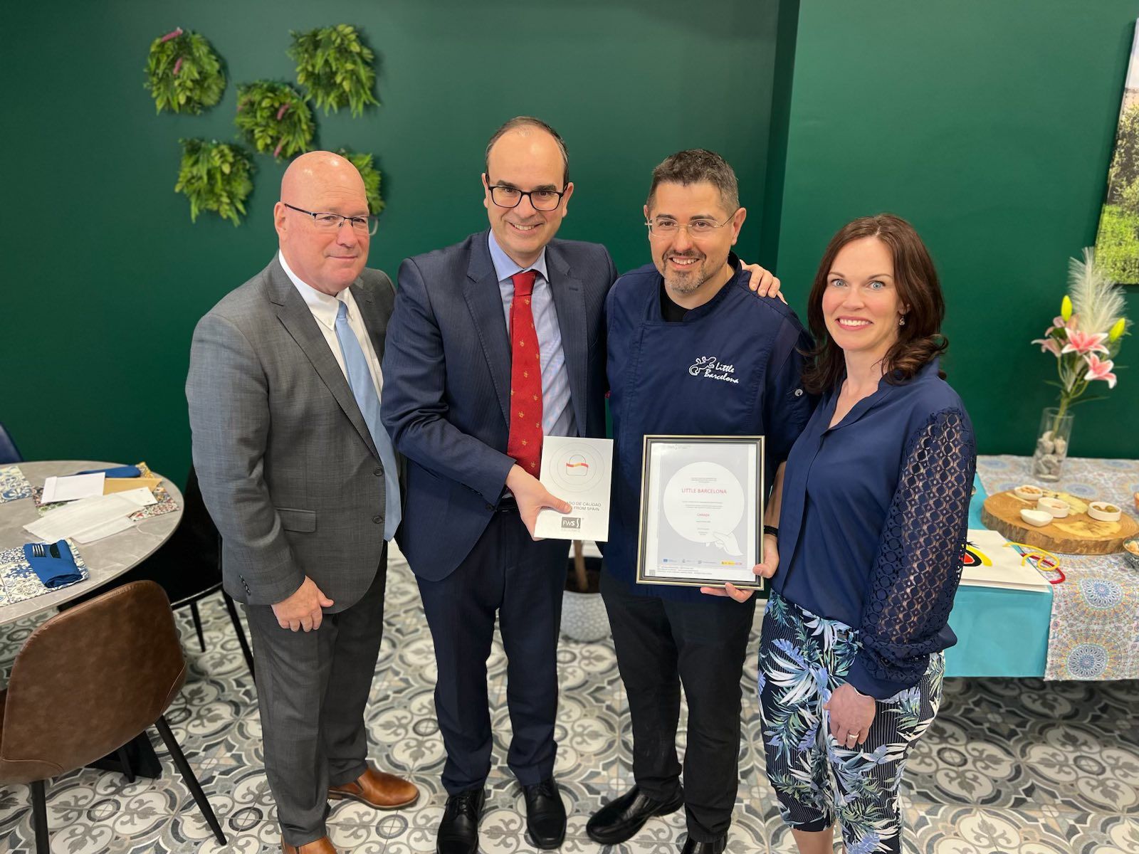 Prescott restaurant honoured by Spanish government, royal family