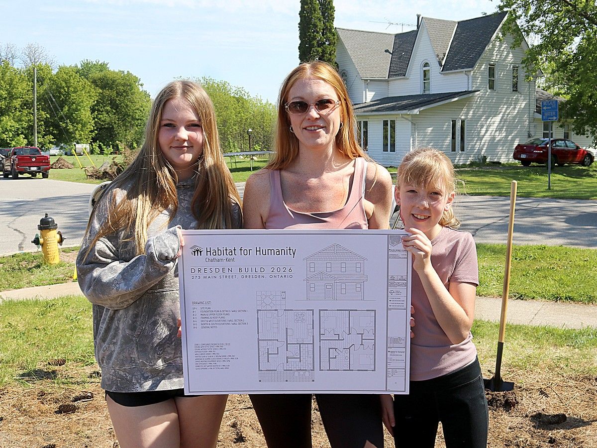 Habitat for Humanity Chatham-Kent breaks ground on Dresden home