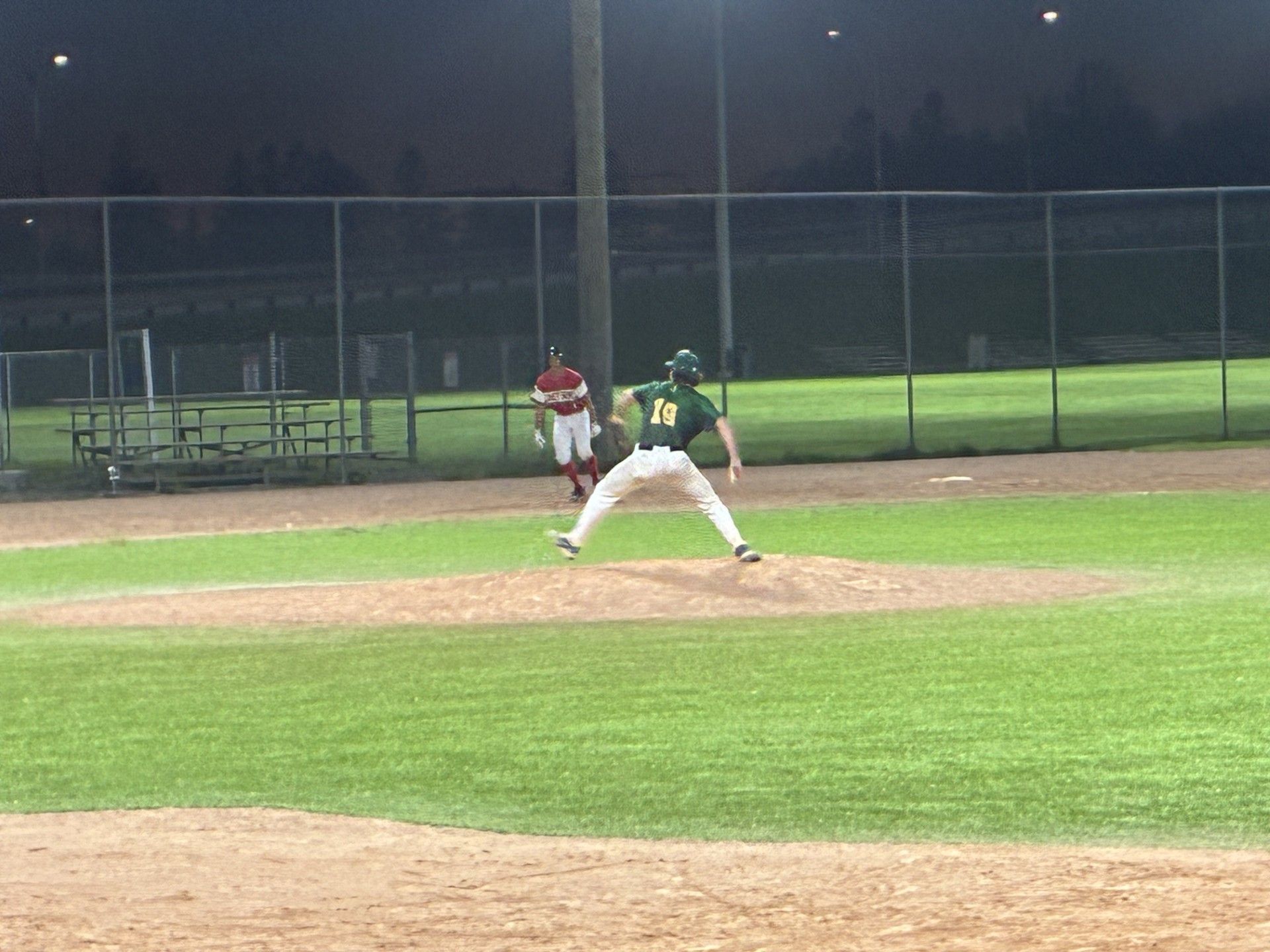 One blowout, one nail-biter in men's baseball on Wednesday night