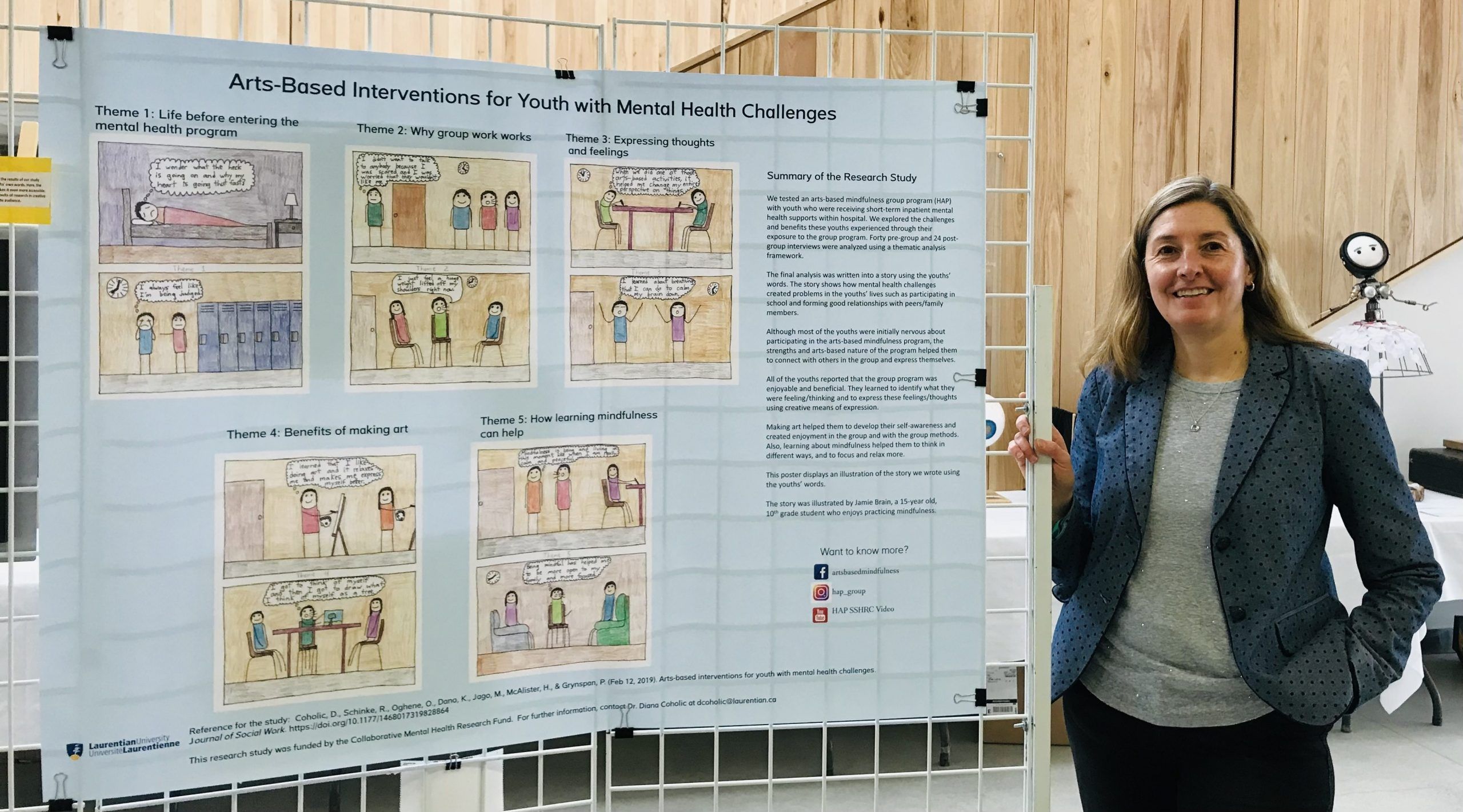 Laurentian University honours Côté, Coholic with Research Excellence Award
