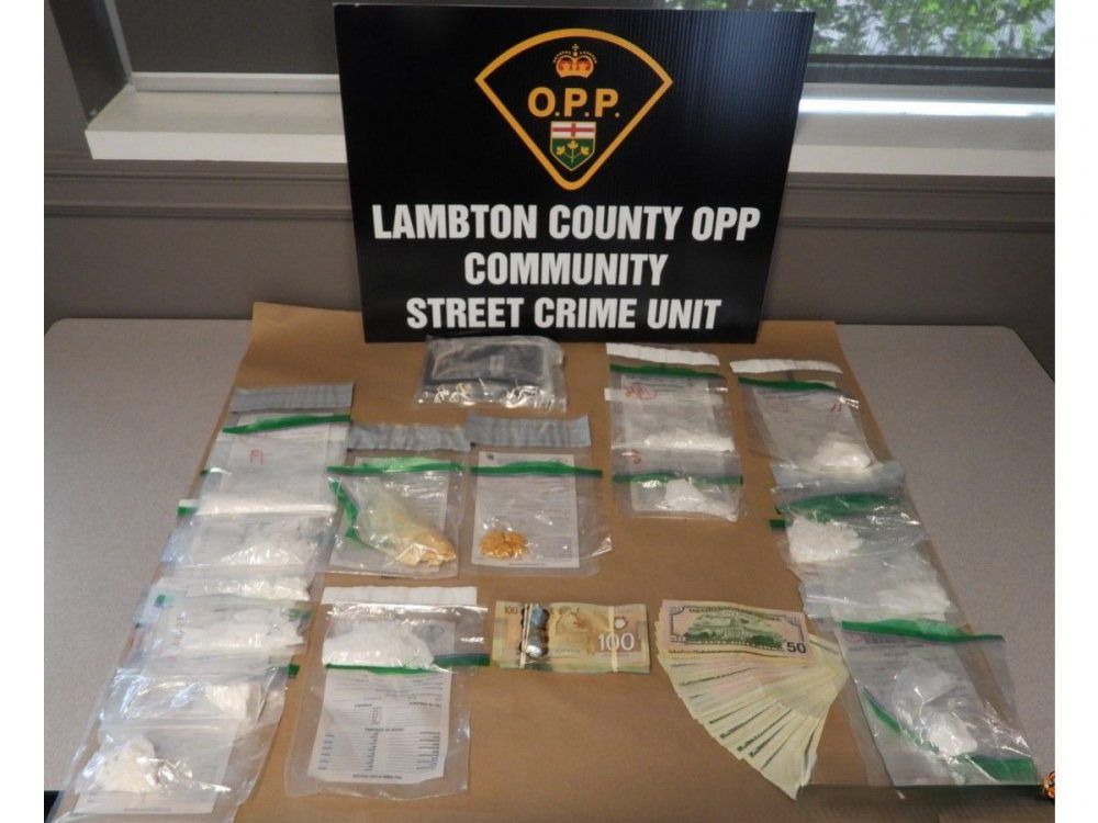 Charges laid in drug trafficking investigation; Lambton OPP briefs