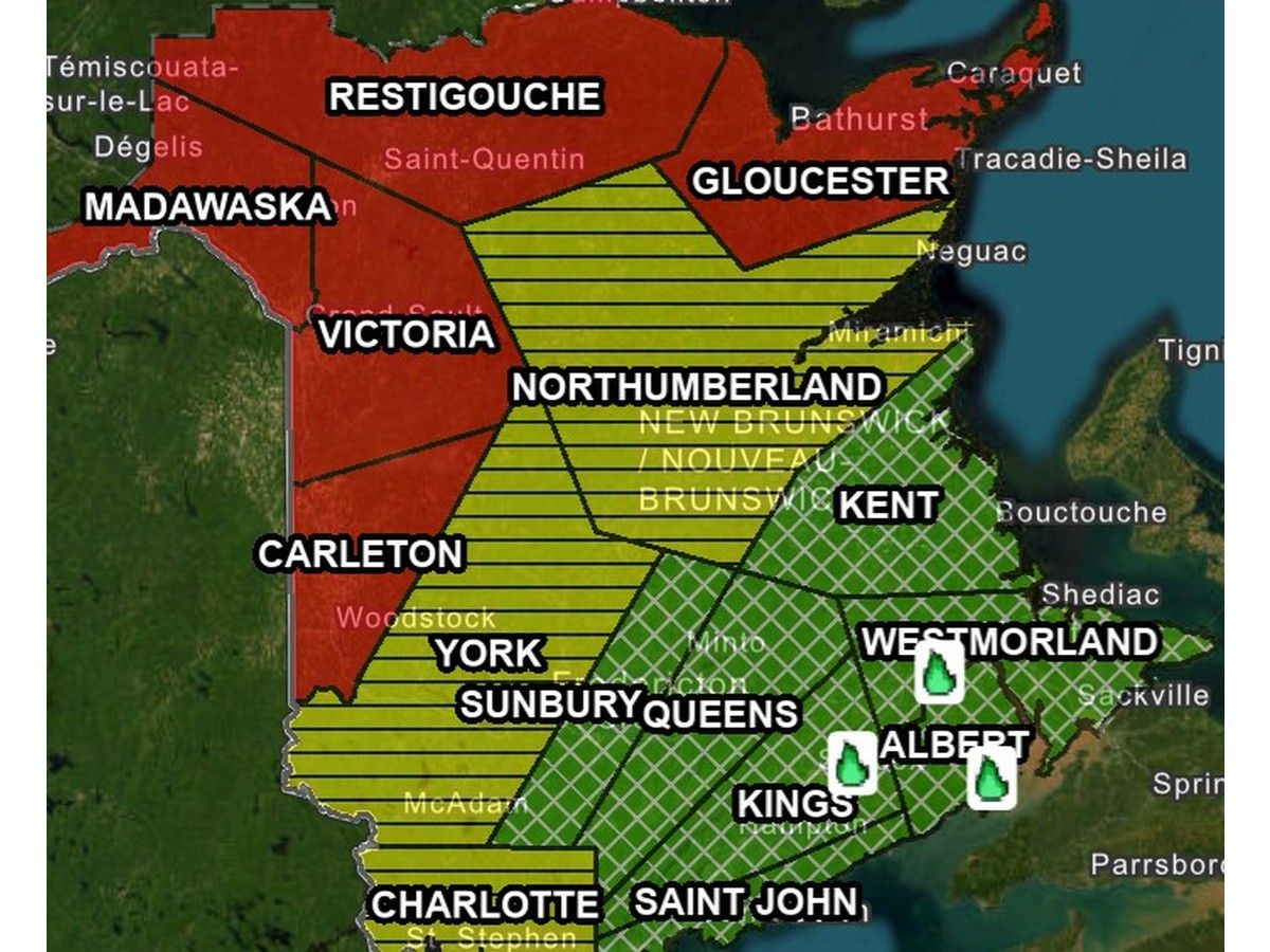 Province remains under wildfire caution