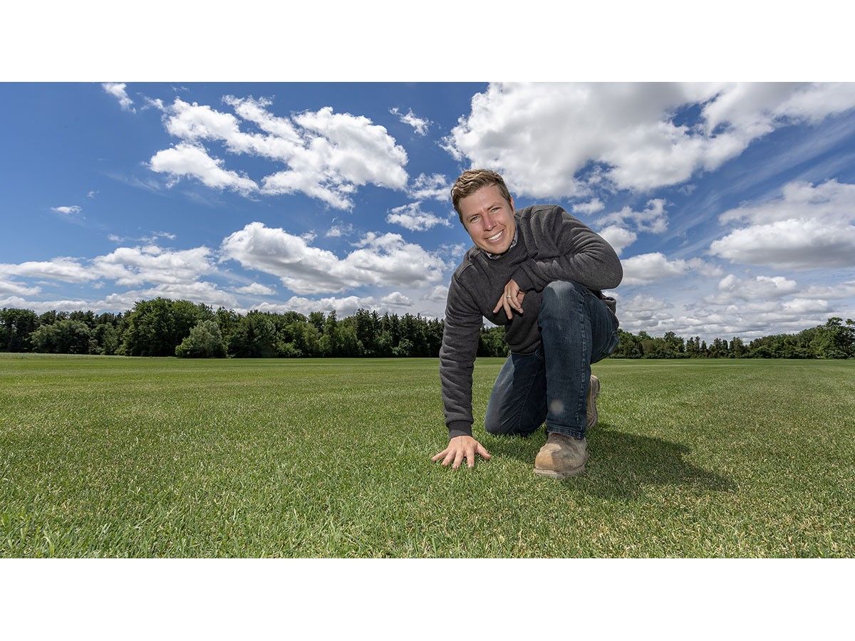 World class grass grown in Burford for FIFA World Cup