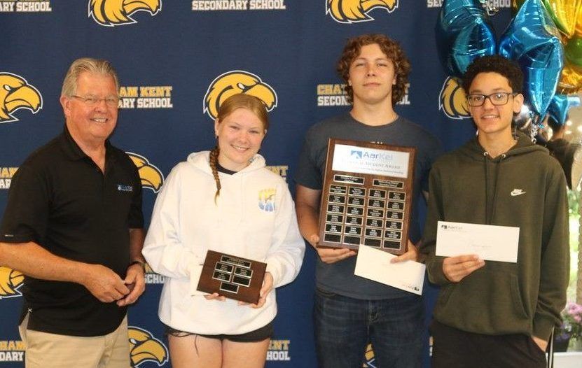 Tool-and-die maker recognizes CKSS students' technical skills