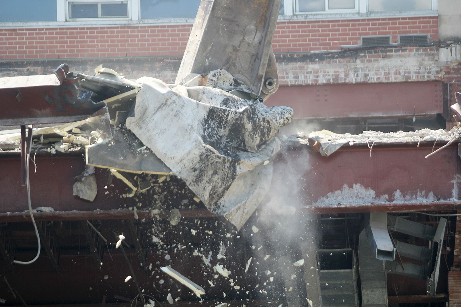 Hospital demolition