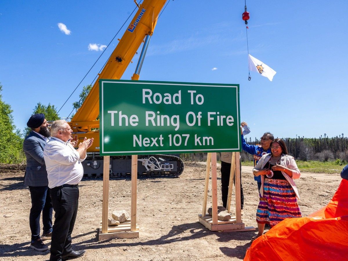 Province, Webequie break ground on Ring of Fire road