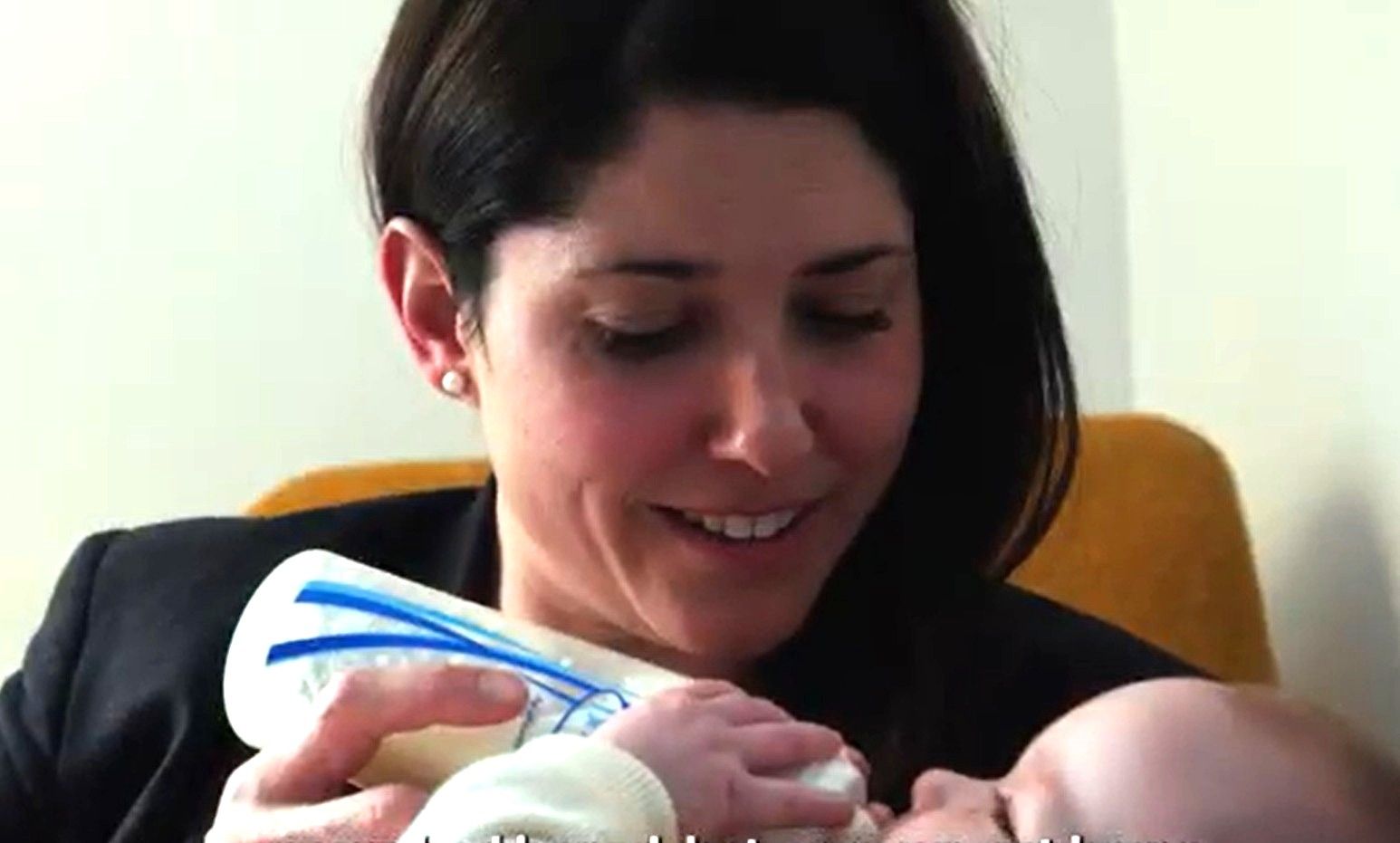 Julia Fedec’s emergency C-section was made easier because of equipment the hospital was able to buy because of donations. Screen capture
