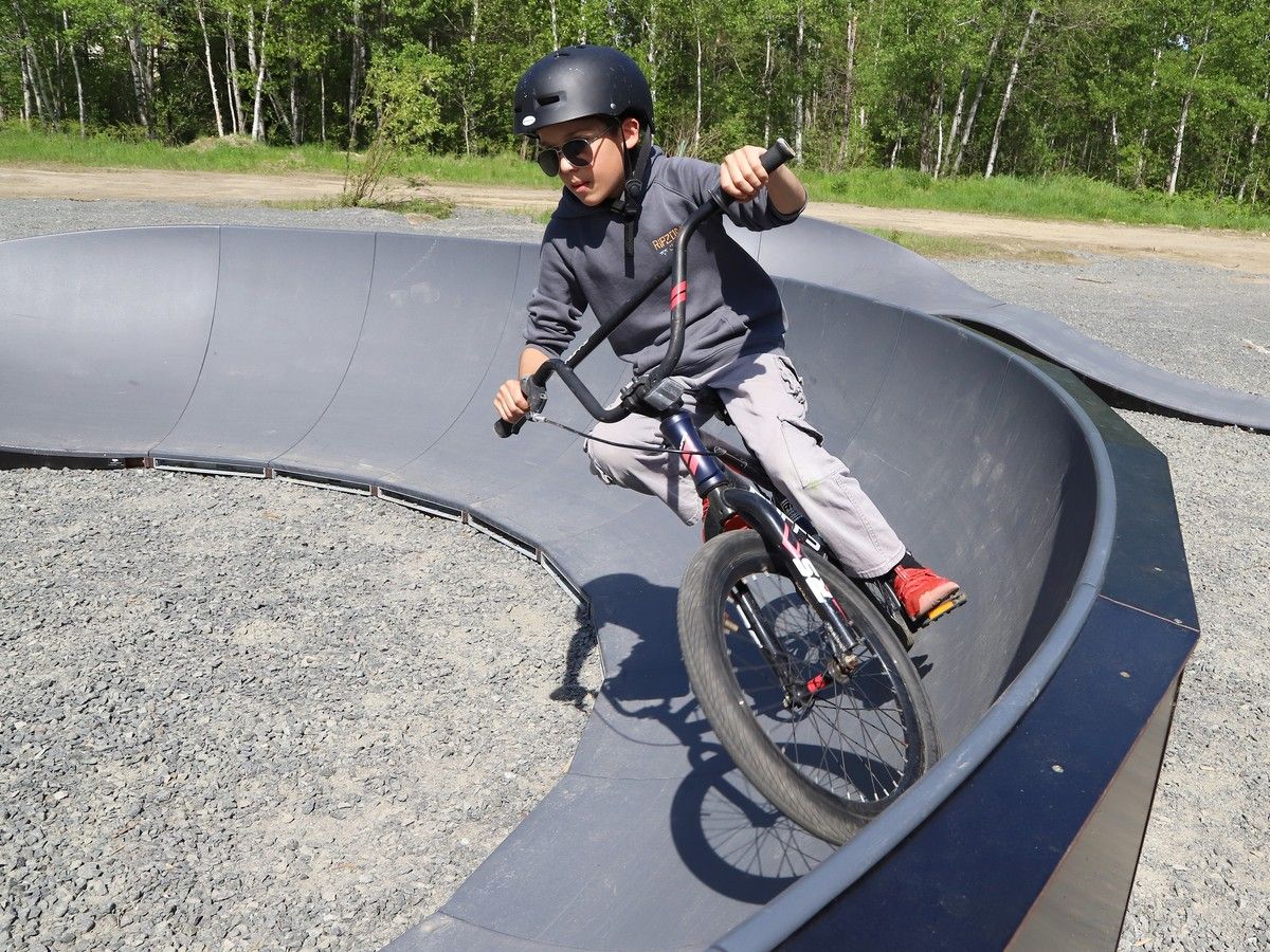 A place to ride and connect: Levack opens new pump track