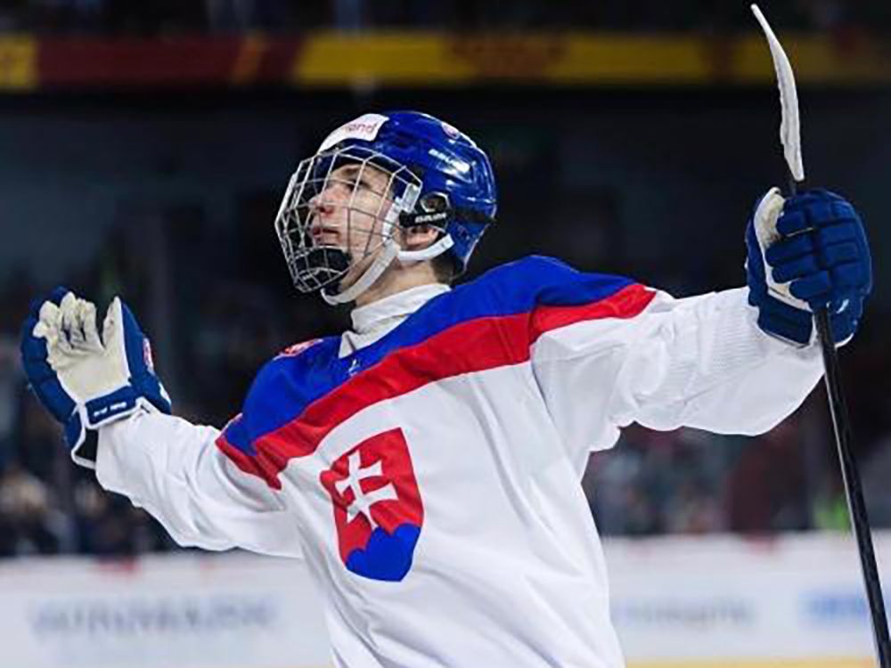 Owen Sound Attack sign import pick and NHL Draft prospect Lucian Bernat